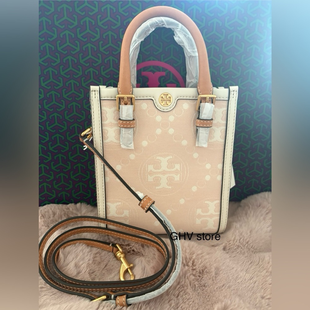 Tory Burch T monogram mini tote